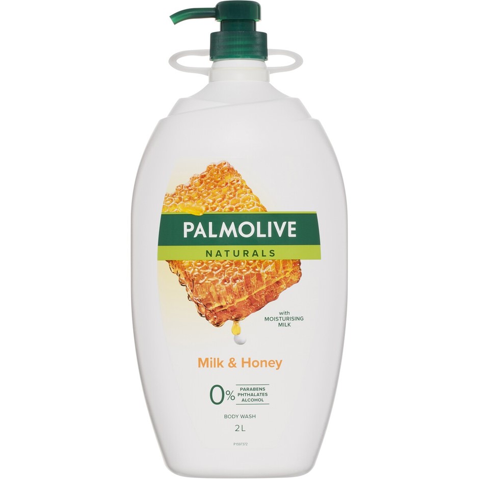 2 x PALMOLIVE Natural Milk & Honey Body Wash, 2L. N.B: Unlocked pumps.