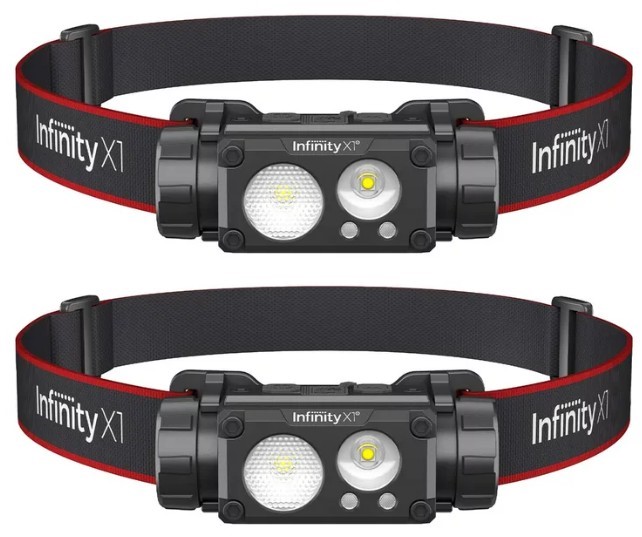 Infinity X1 LED Headlamps 1500L 2 Pack