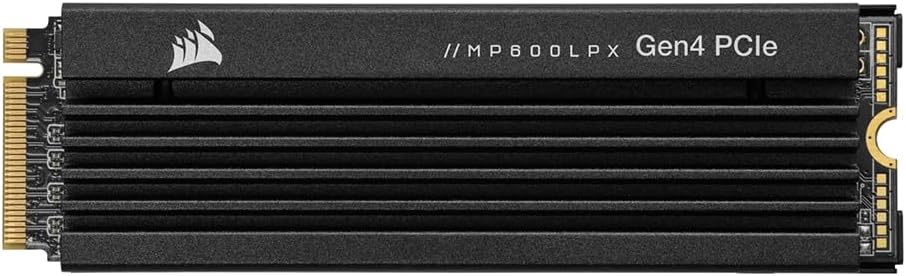 CORSAIR MP600 PRO LPX 2TB M.2 NVMe PCIe x4 Gen4 SSD - Optimised for PS5 (Up