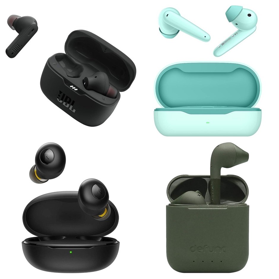 4 x Wireless Earbuds. 1 x JBL Tune 230NC TWS Noise Cancelling Earbuds. 1 x