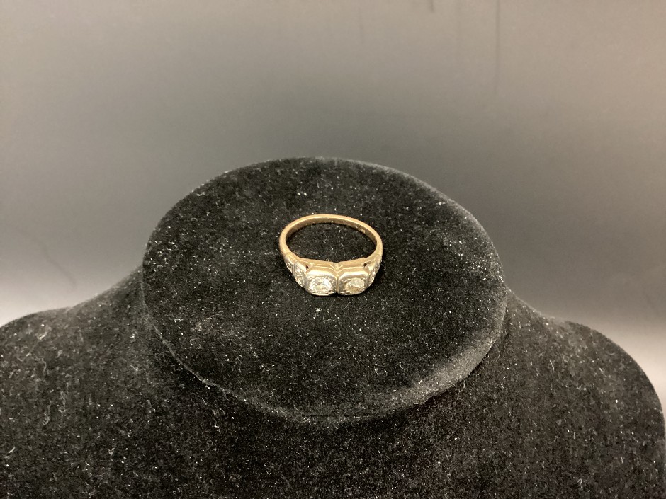 Acid Tested 18ct Rose Gold Diamond Cluster Ring