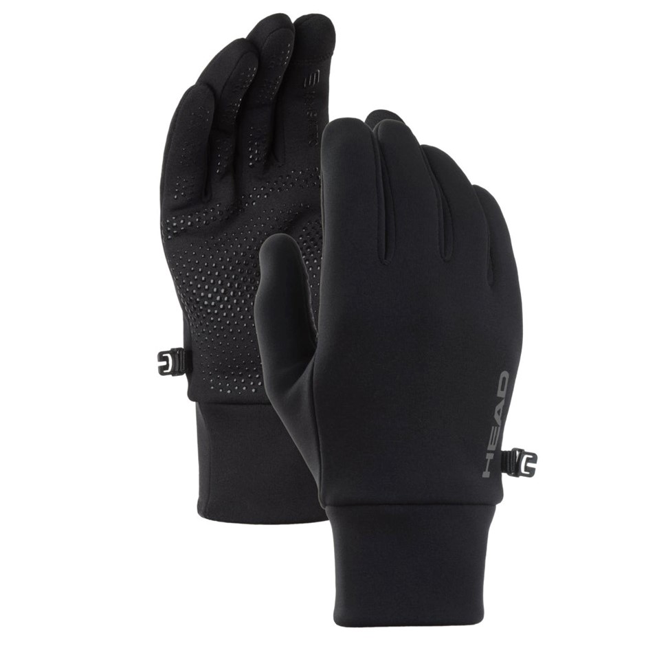 HEAD Men's Sensatec Touchscreen Running Gloves, Size S, Black. Buyers Note