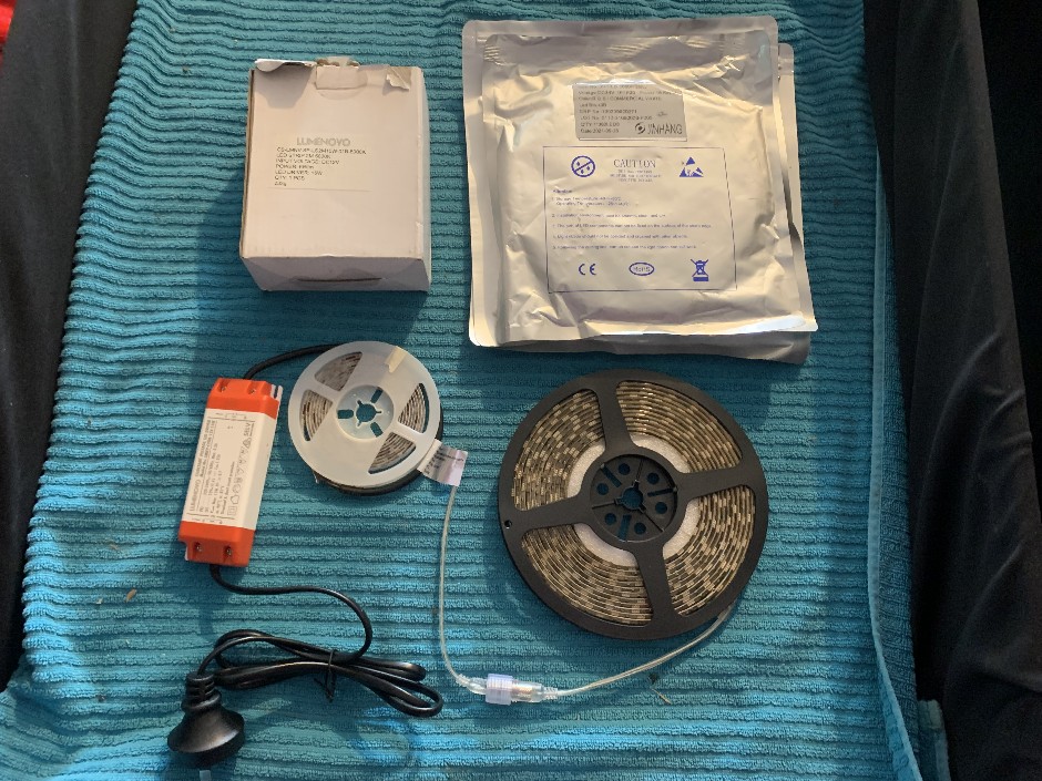 3 x Jinhang LED Light Strips (Unused)