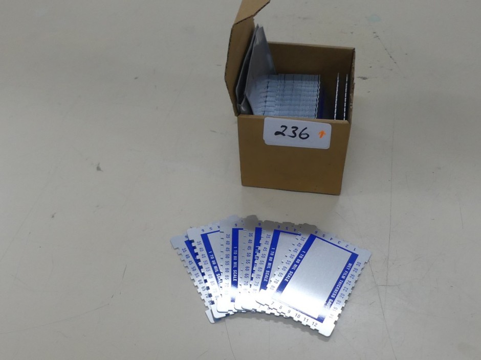 Wet Film Thickness Gauges 1–80mil Scale