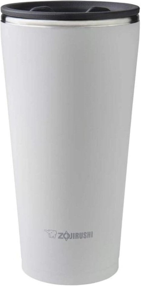 Zojirushi Stainless 450 ml, White Vacuum Insulated Tumbler for Coffee or Te