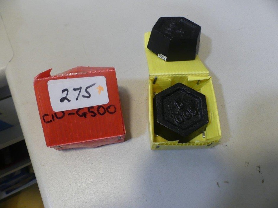 Mass Weight: 500g Lot of 2