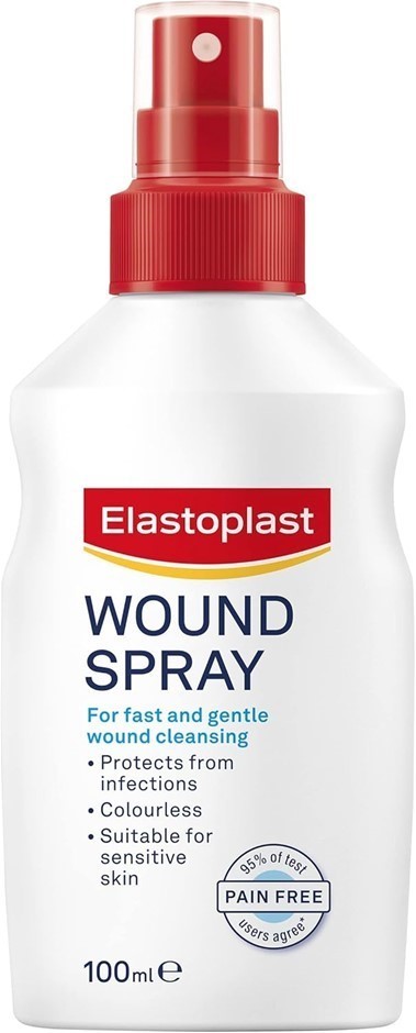 5 x ELASTOPLAST 100ml Antiseptic Wound Healing Wound Spray | For Sensitive