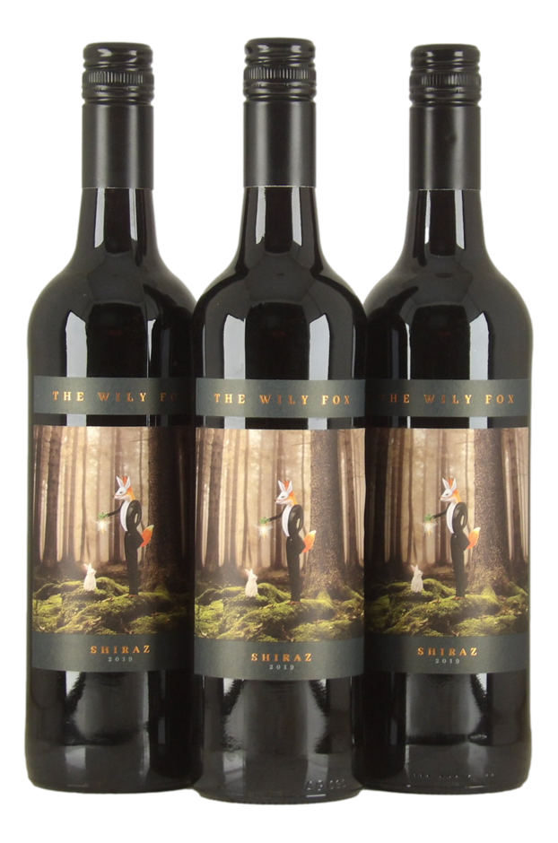 The Wily Fox Shiraz 2019 (3x 750mL), Victoria.