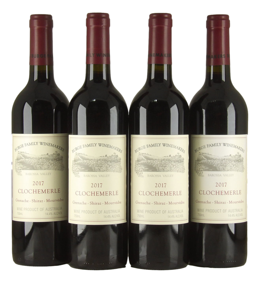Clochemerle Grenache-Shiraz-Mourvedre 2017 (4x 750mL), Barossa-SA.