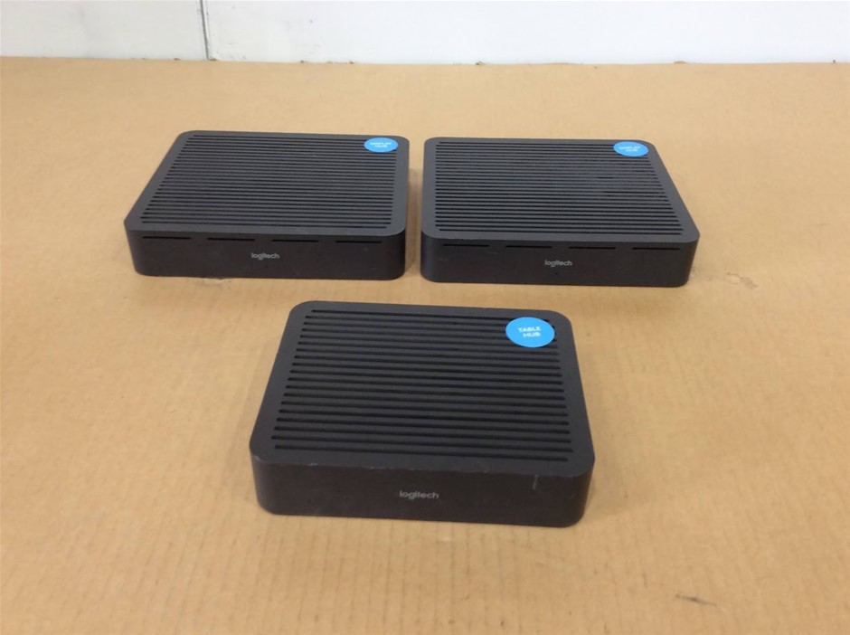 Logitech Rally V-U0047 Table Hub & V-R0009 Display Hub (Lot of 3)