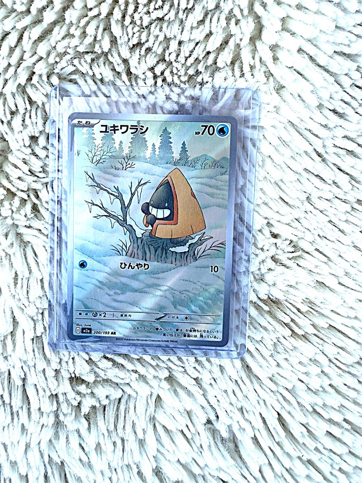 Snorunt AR Japanese snowy illustration rare card.