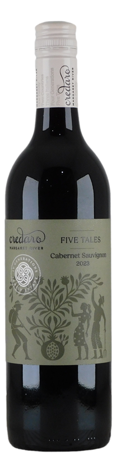 Credaro Five Tales Cabernet Sauvignon 2023 (5x 750mL), Margaret River.
