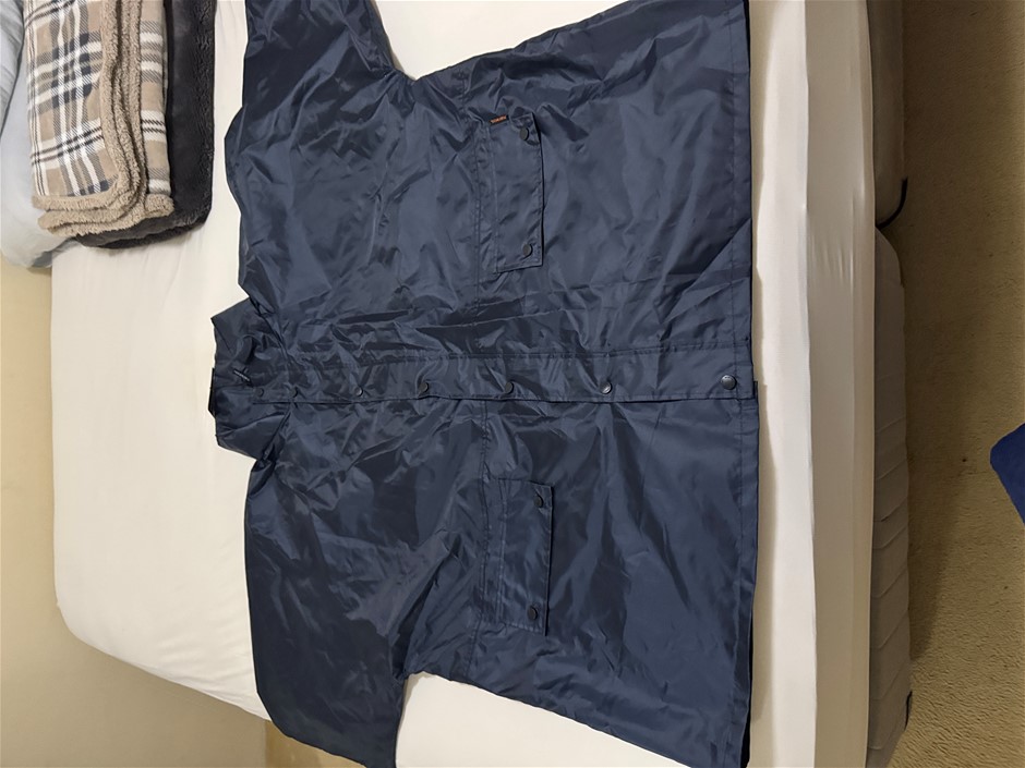PORTWEST RAINCOAT NAVY SIZE 4XL