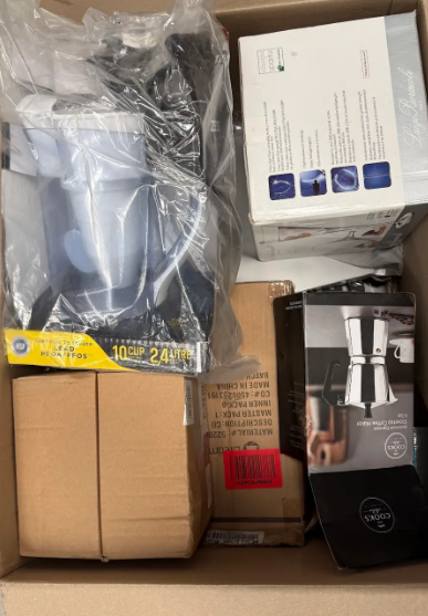 Assorted Box of Kitchenware Items. NB: Items may not be in original packagi