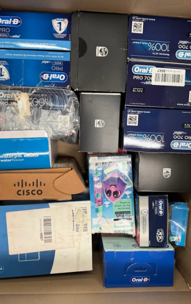 Assorted Box of Toothbrushes and Accessories. NB: Items may not be in origi