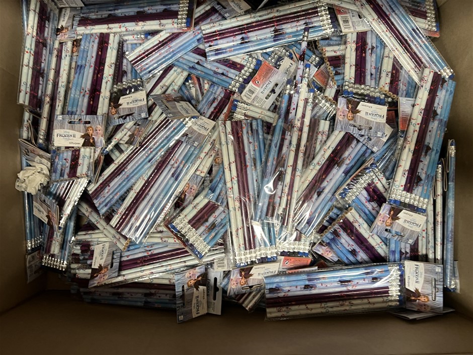 40+ Frozen Lead Pencil Packs. NB: Photo as is. Some Not in Original Packagi