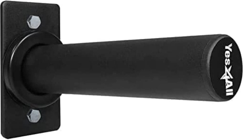 3 X YES4ALL Wall Mounted Weight Plate Holder, Weight Storage Rack – Fits 2”