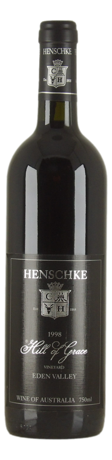 Henschke `Hill of Grace` Shiraz 1998 (1 x 750mL) Eden Valley, SA.
