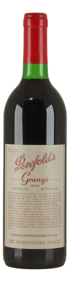 Penfolds Bin 95 Grange 1997 (1x 750mL), SA.