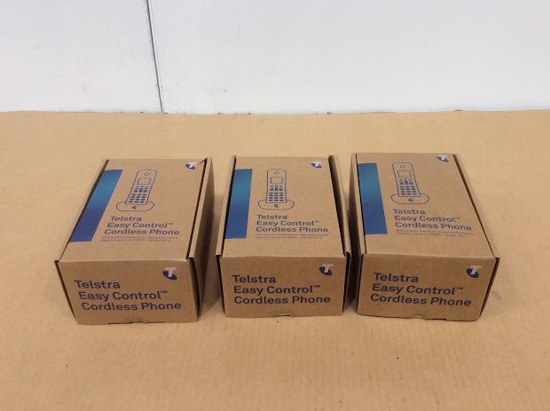 Telstra Easy Control Cordless Phone - New Unboxing (Lot of 3)