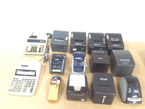 Casio/Canon/DYMO/Brother/Avery/NCR Printers/Calculators Lot Of 14