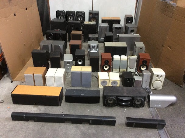 JBL/Rogers/Yamaha/TDK Mixed Brand and Model Speaker Systems
