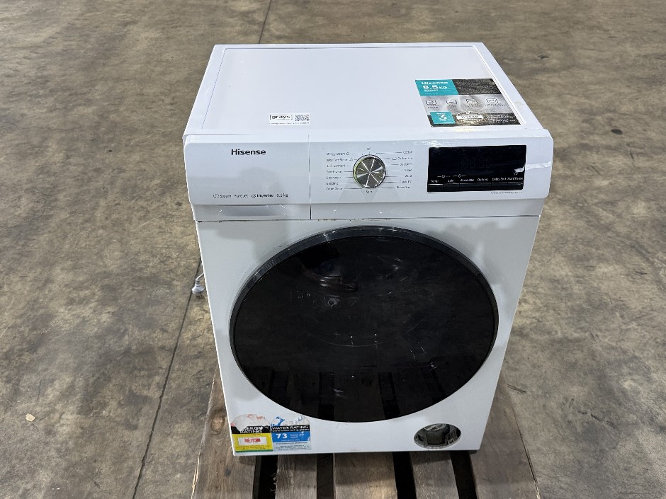 <p>Hisense HWFY8514 8.5kg Front Loader Washing Machine</p>