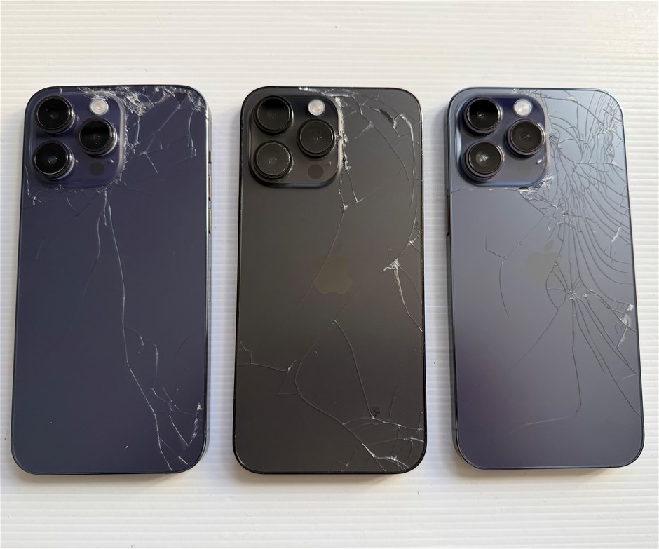 Apple iPhone 14 Pro Max 128Gb - For Parts (Lot of 3)