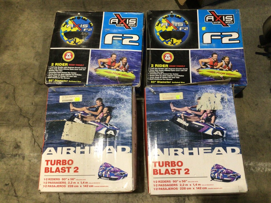 <p>Airhead Turbo Blast 2, Axis F2, Inlatable Towable Tubes, Unused</p>