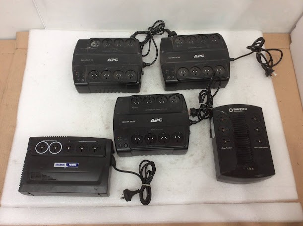 APC Back-UPS ES 550&Digitech MP5224&Upsonic Power Orion 750 UPS (Lot of 5)