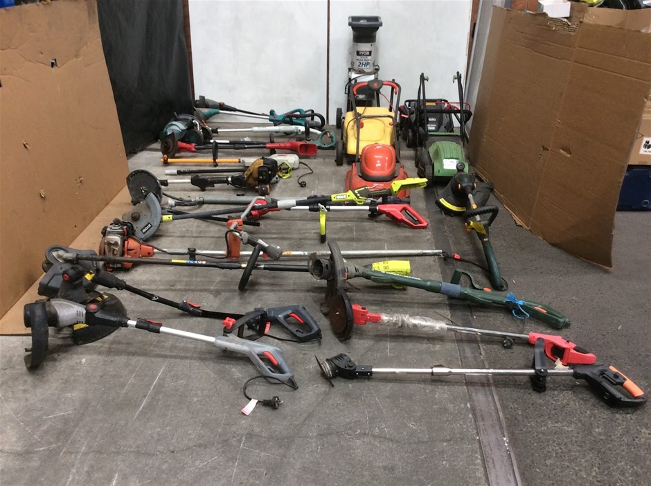 Mixed Brand Garden Power Tools & Lawn Mowers