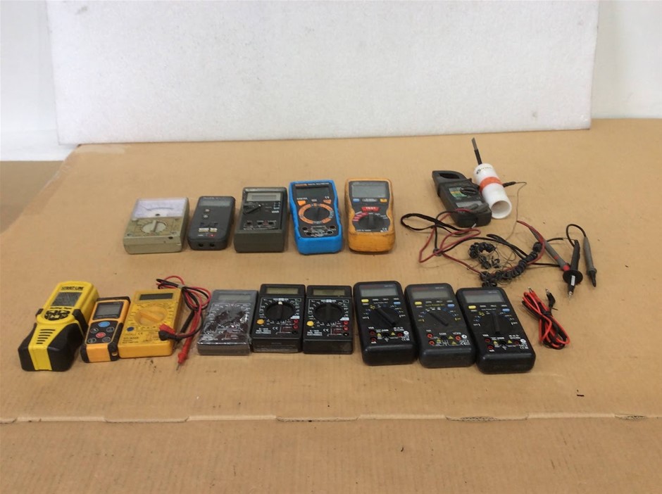 Mixed Brand Digital Multimeters & Electrical Test Meters