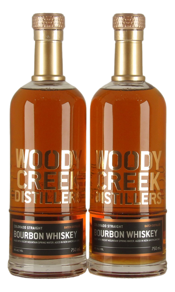 Woody Creek Distillers Straight Bourbon Whiskey (2x 750mL), USA