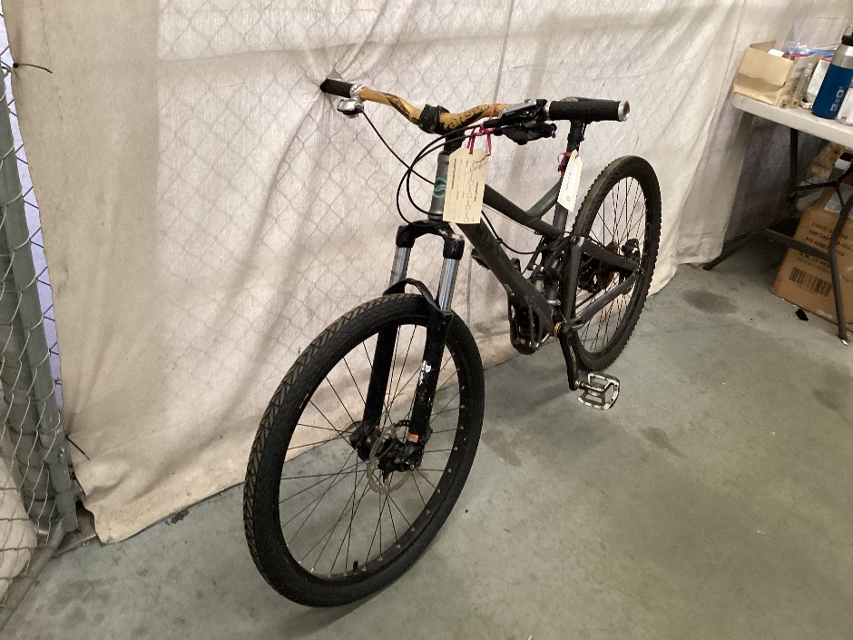 Grey  GIANT reign mountain bike