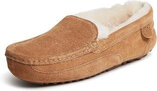 FIRESIDE BY DEARFOAMS Moccasin Slipper / US6.5 / EU37 / Chestnut, 75097.