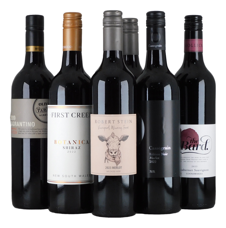 Mixed Red Pack (6x 750mL), AUS