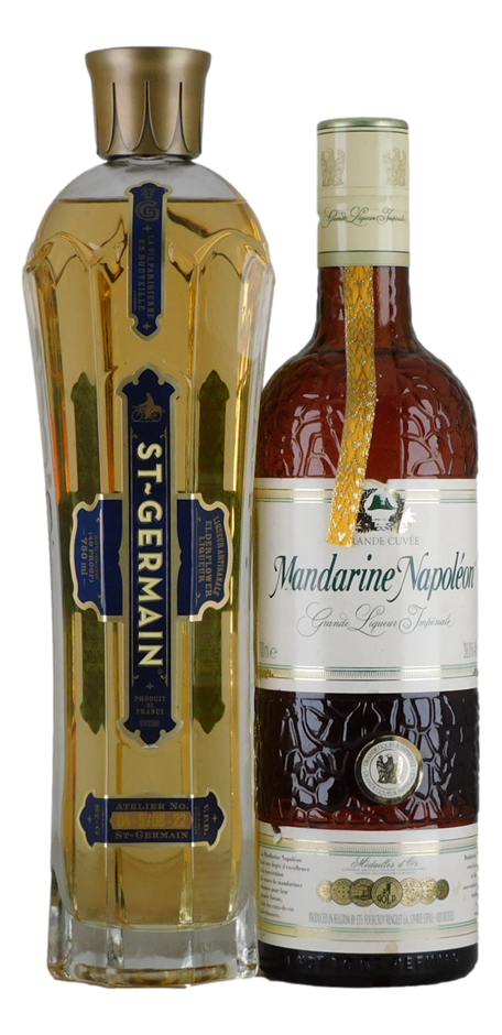 Mixed Imported Liqueur Pack (1x 750mL + 1x 700mL), Multi Region.