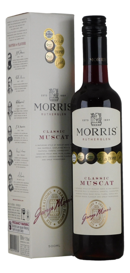 Morris of Rutherglen Classic Muscat NV (3x 500mL), VIC