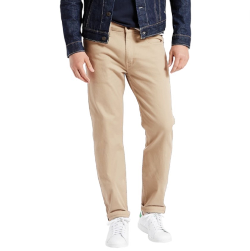 LEVI'S Men's 502 Regular Taper Pants, Size 30x30, Cotton, Fawn Beige (1834)