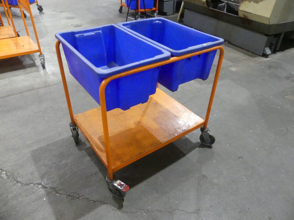 <p>Reflex Twin Bin Order Picking Trolley</p>