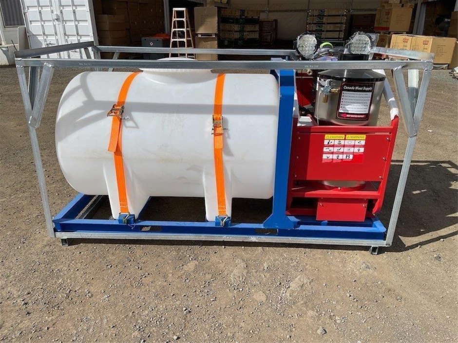Heated Pressure Washer / Water Blaster with Tank (Unused)