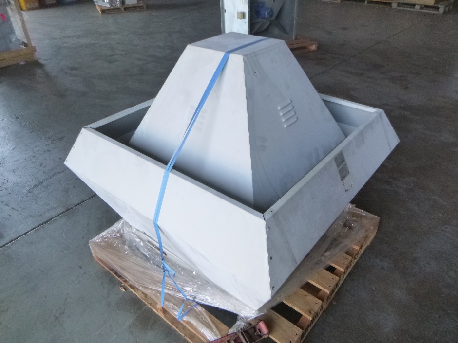 Vertical exhaust roof unit