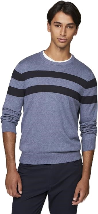 Tommy Hilfiger Men's Stamford Sweater, B8803 Navy Heather, X-Large