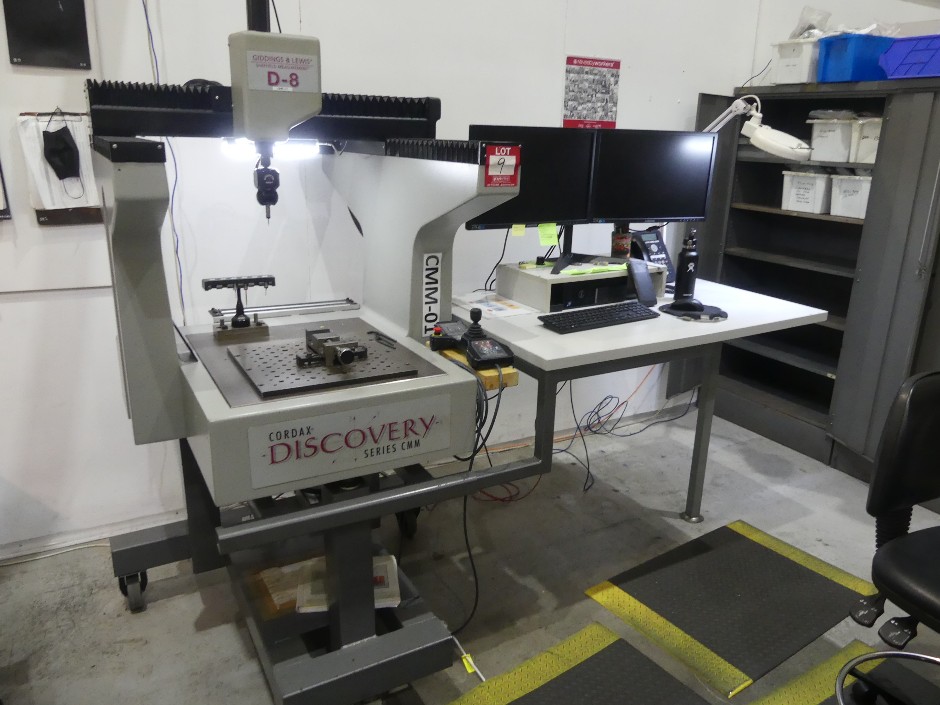 Giddings & Lewis Cordax Discovery D-8 Coordinate Measuring Machine 3 Axi