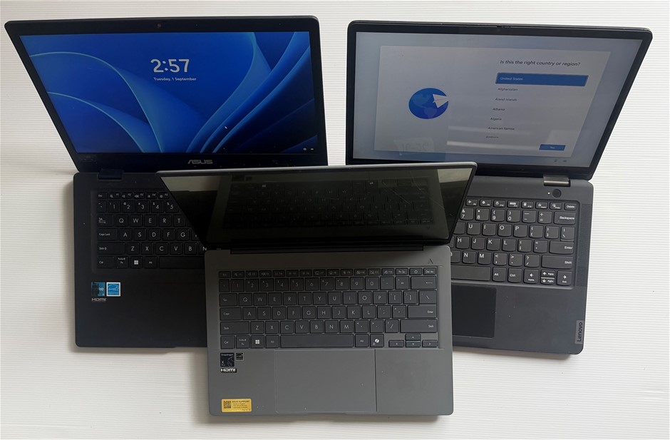 ASUS Zenbook / BR1402CG / Lenovo 13w Yoga - For Parts (Lot of 3)