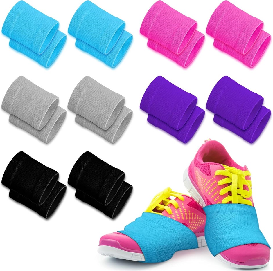 10 Pairs x JIUGUVA Dance Shoe Covers Over Sneakers Shoe Covers for Dancing