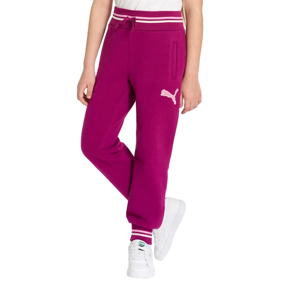PUMA Girls' Fleece Pant, Size L (UK 13-14Y), Pink (03), 221290. Buyers Not