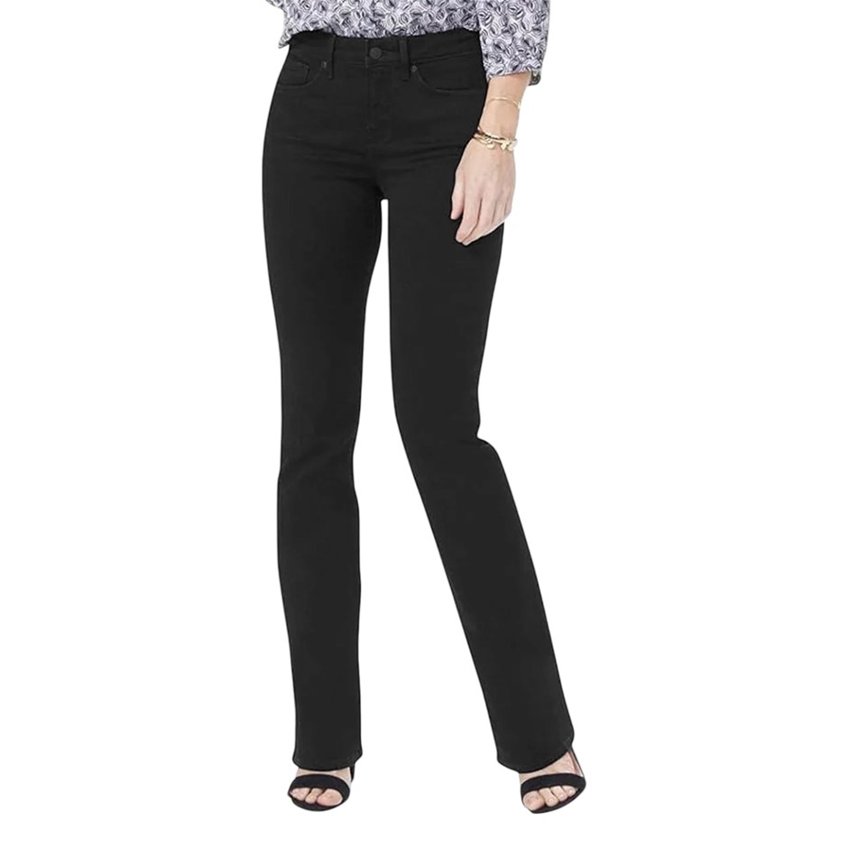 NYDJ Women's Barbara Bootcut Jeans, Size 4, (US 0) Black, MBDMBB2339X. Buy