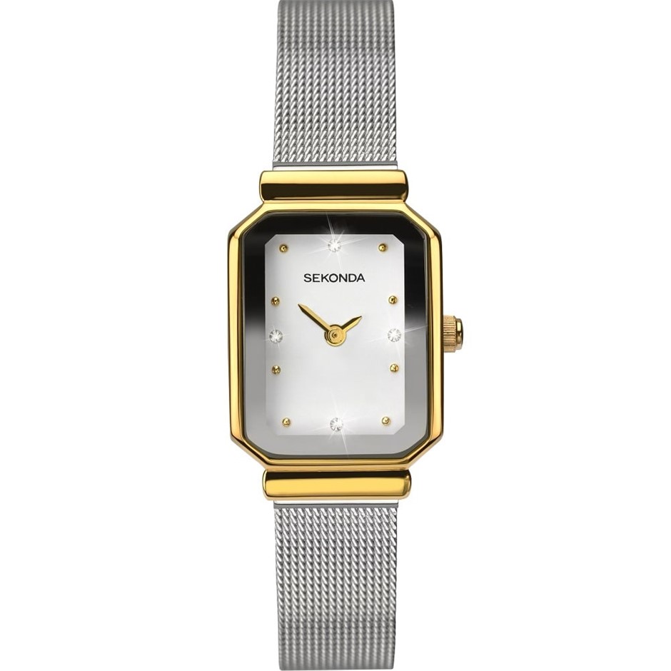 SEKONDA White Dial Mesh Strap Women's Watch, 2464. Buyers Note - Discount