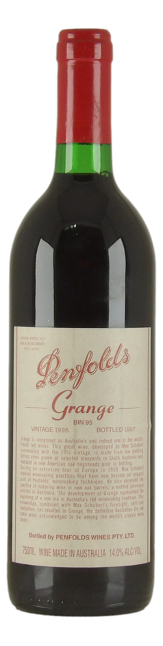 Penfolds Grange 1996 (1x 750mL) SA